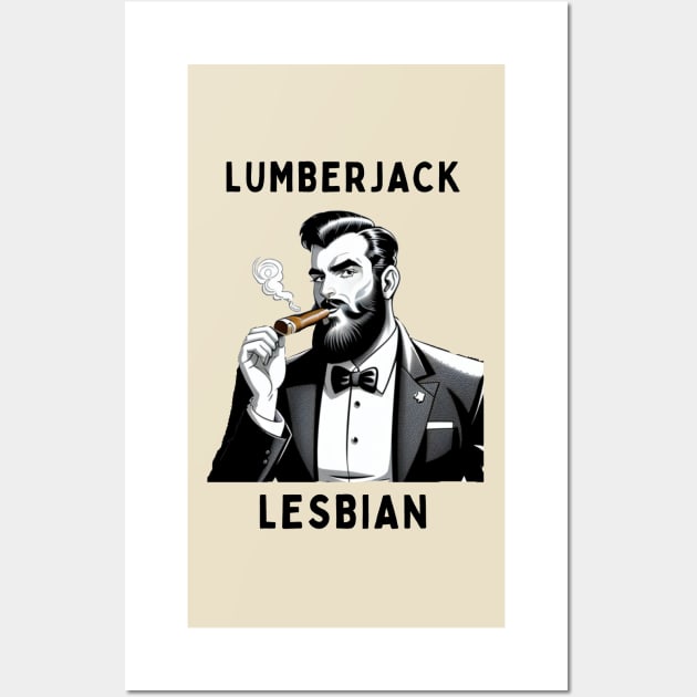 Lumberjack lesbian Wall Art by IOANNISSKEVAS